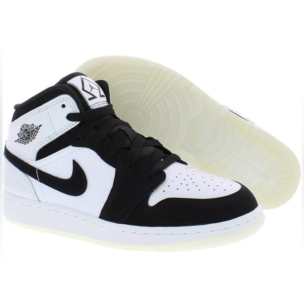 Kids Nike Air Jordan 1 Mid SE - Pearl